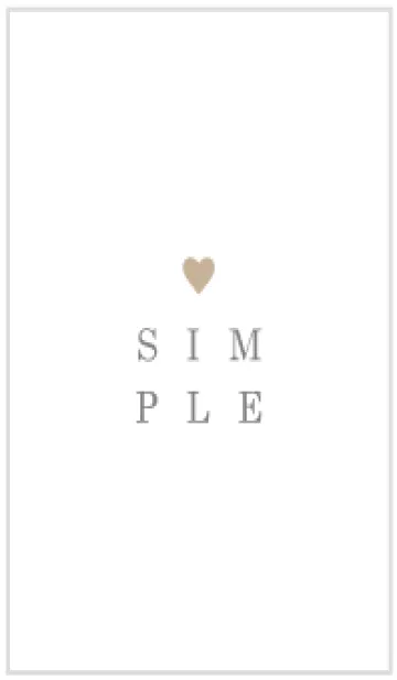 [LINE着せ替え] SIMPLE-HEART 35の画像1