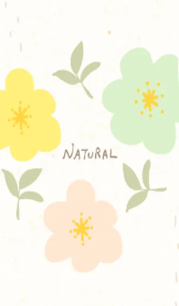 [LINE着せ替え] 花 シンプル 輪の画像1