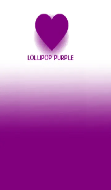 [LINE着せ替え] Lollipop purple & White Theme V.5 (JP)の画像1