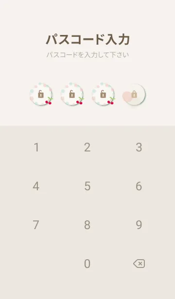 [LINE着せ替え] さくらんぼ 水玉の画像4