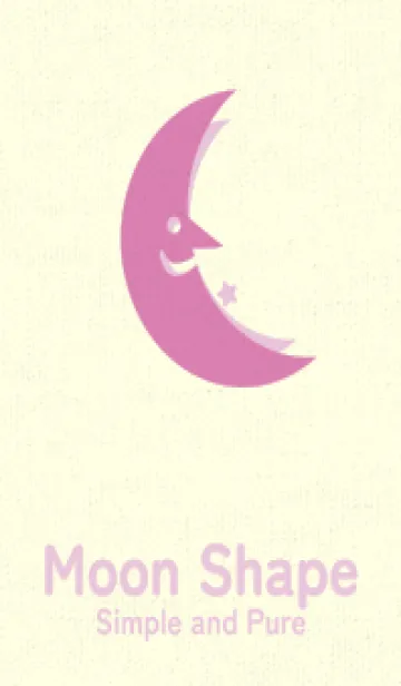 [LINE着せ替え] 月型の着せかえ オーキッドピンクの画像1