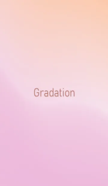 [LINE着せ替え] gradation-ORANGE&PINK-19の画像1