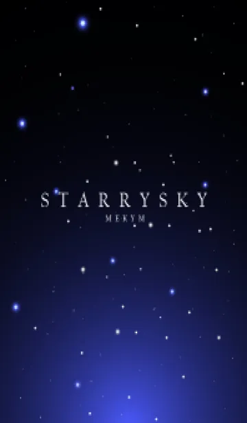 [LINE着せ替え] BLACK-STARRY SKY STAR 16の画像1