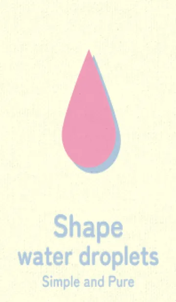 [LINE着せ替え] 水滴のきせかえ フクシャピンクの画像1