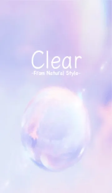 [LINE着せ替え] Clear 33／ナチュラルスタイルの画像1