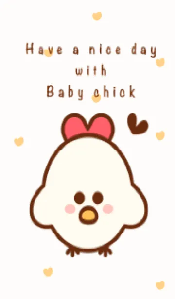 [LINE着せ替え] Lovely chicken & chicks 8の画像1
