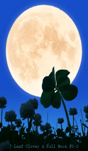 [LINE着せ替え] 七つ葉のクローバー & Full Moon #3-2の画像1