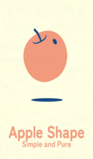 [LINE着せ替え] りんご型のきせかえ 紺瑠璃の画像1