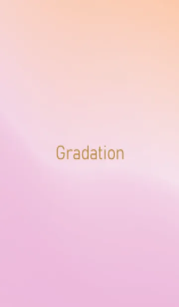 [LINE着せ替え] gradation-ORANGE&PINK-20の画像1