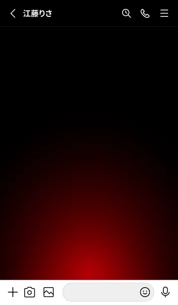 [LINE着せ替え] OPERA RED LIGHT ICON THEMEの画像2