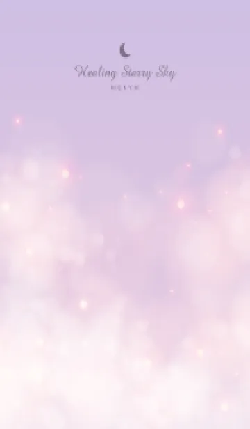 [LINE着せ替え] Healing starry sky Purple&Pink 16の画像1