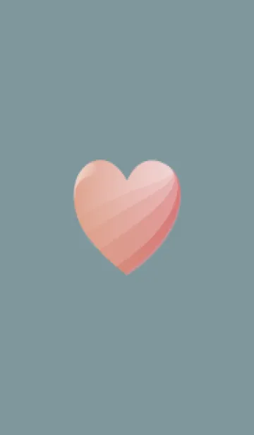 [LINE着せ替え] simple gradient heart 22の画像1