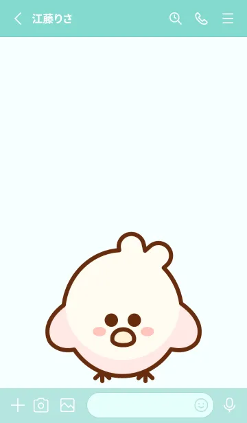 [LINE着せ替え] Little budgie 8の画像2