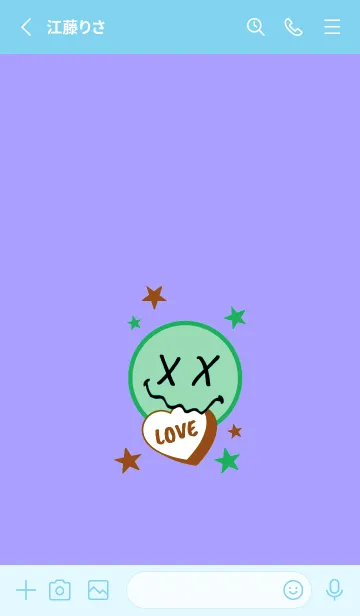 [LINE着せ替え] ラブ スマイル 135の画像2