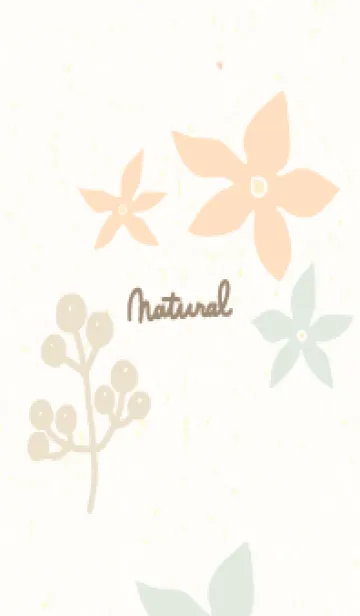 [LINE着せ替え] シンプル 花 2色12の画像1