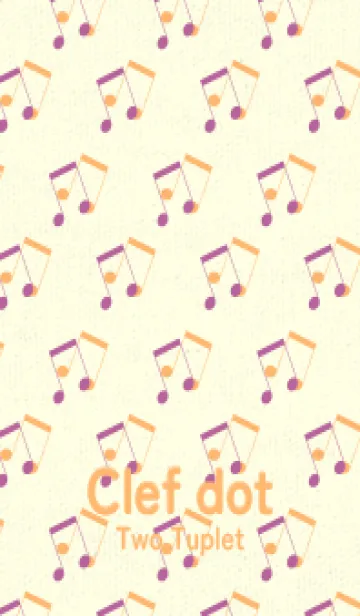 [LINE着せ替え] 2連符柄  ディープモーベットの画像1