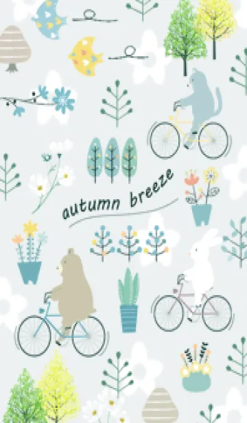 [LINE着せ替え] bluegreen♡秋風06_1の画像1