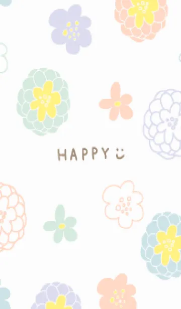 カラフル大人お花24の着せ替えメイン画像