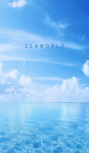 [LINE着せ替え] SEA WORLD-Clear Blue-18の画像1