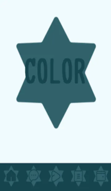 [LINE着せ替え] blue color S38の画像1