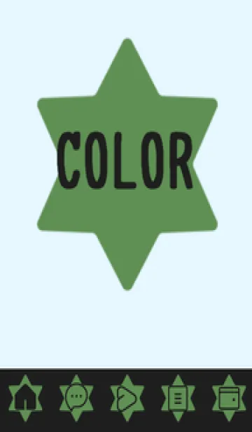 [LINE着せ替え] blue color S39の画像1