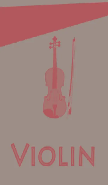 [LINE着せ替え] Violin CLR ローズグレイの画像1