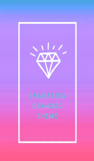 [LINE着せ替え] グラデーション ダイアモンド  307の画像1