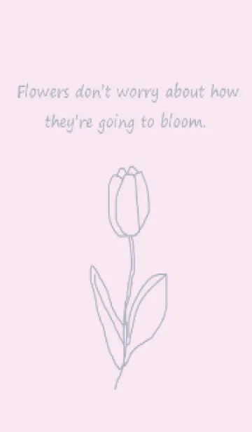 [LINE着せ替え] art_tulip (pinkblue)の画像1