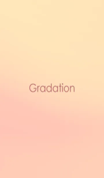 [LINE着せ替え] gradation-YELLOW&PINK-20の画像1