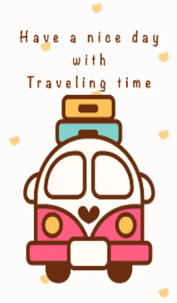 [LINE着せ替え] Happy traveling time 11の画像1