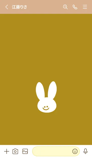 [LINE着せ替え] ホワイト ラビット .2の画像2