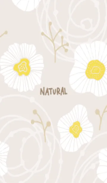 [LINE着せ替え] かわいい かわいい 白い花23の画像1