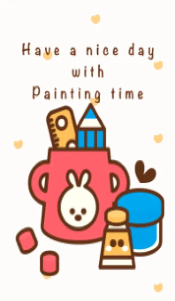 [LINE着せ替え] I love painting 2の画像1