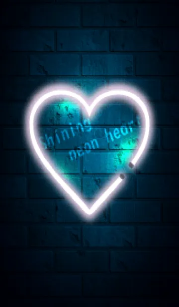 [LINE着せ替え] Shining neon heart 45の画像1