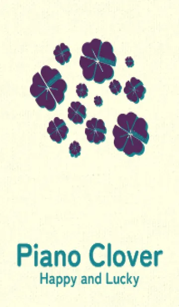 [LINE着せ替え] Piano clover 桑の実色の画像1