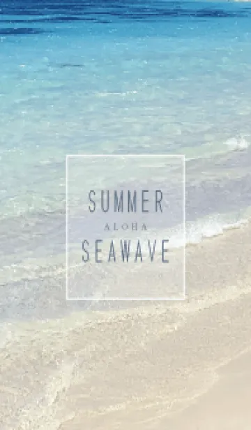 [LINE着せ替え] SUMMER-BLUE SEA WAVE 17の画像1