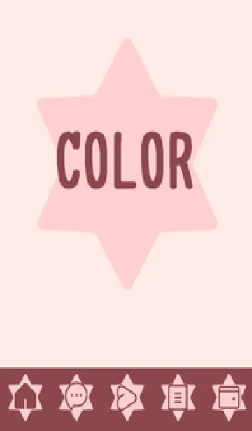 [LINE着せ替え] pink color S37の画像1