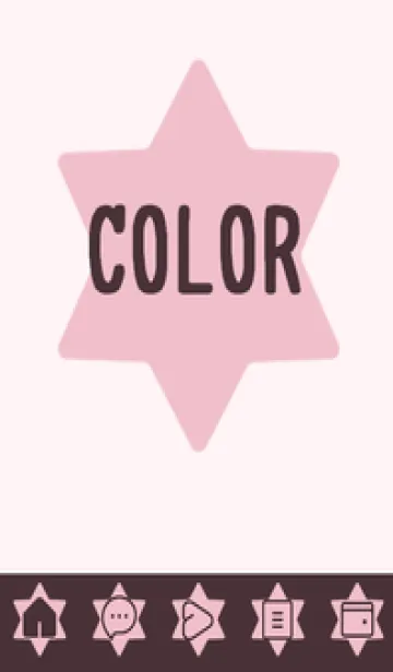 [LINE着せ替え] pink color S40の画像1