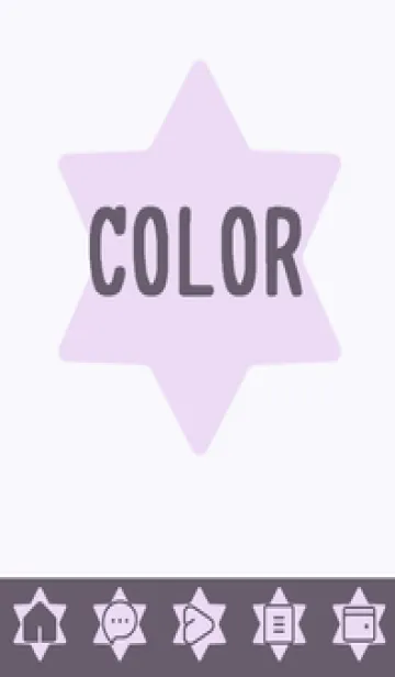 [LINE着せ替え] purple color S37の画像1