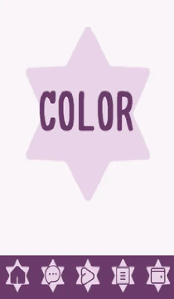 [LINE着せ替え] purple color S38の画像1