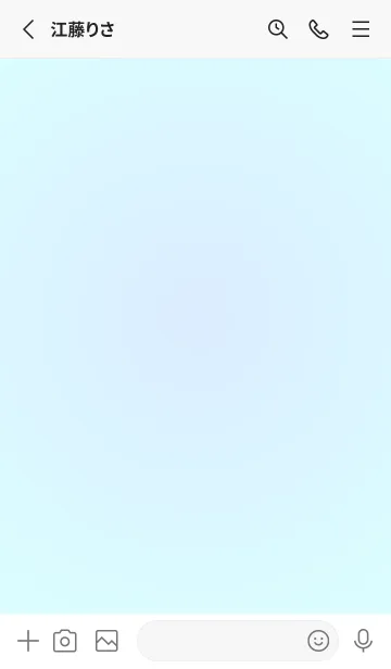 [LINE着せ替え] パステルブルー2●パステルブルー3.TKCの画像2