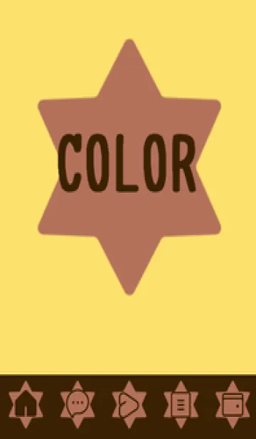 [LINE着せ替え] yellow color S36の画像1