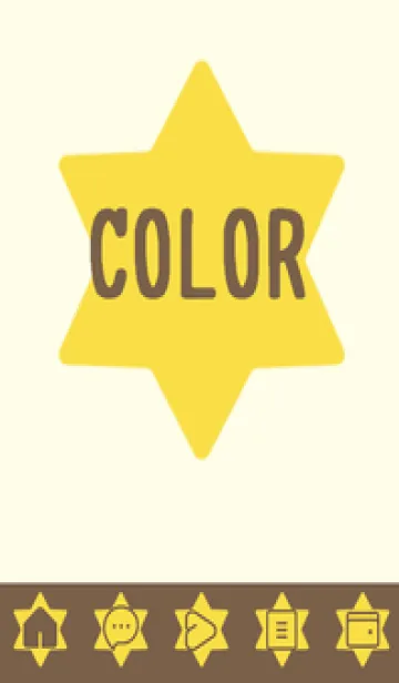 [LINE着せ替え] yellow color S37の画像1