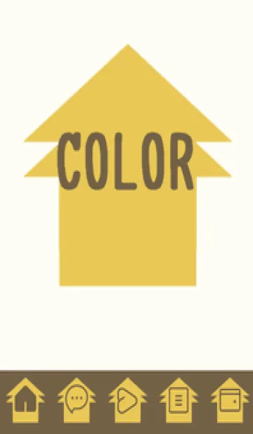 [LINE着せ替え] beige color T37の画像1