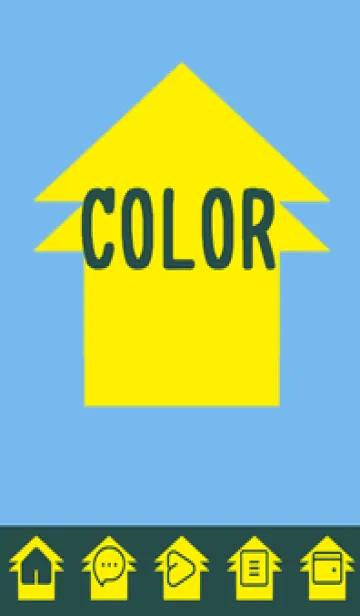 [LINE着せ替え] blue color T36の画像1