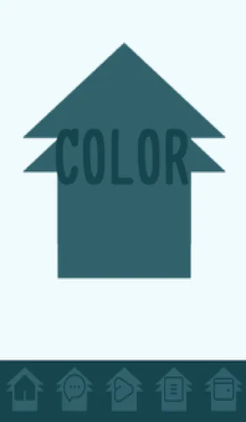 [LINE着せ替え] blue color T38の画像1