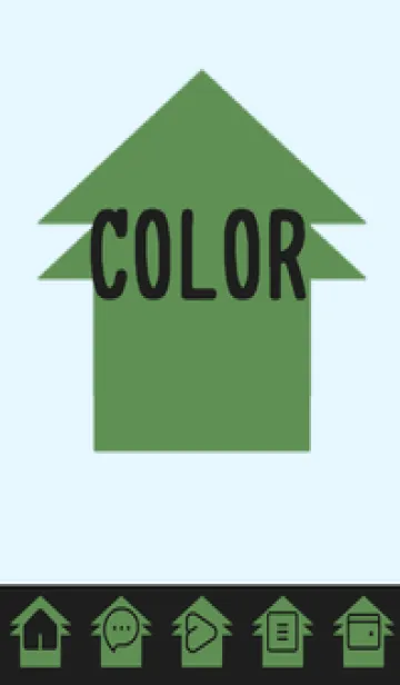 [LINE着せ替え] blue color T39の画像1