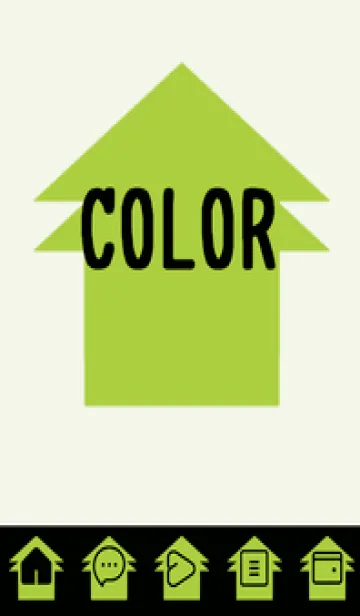 [LINE着せ替え] green color T73の画像1