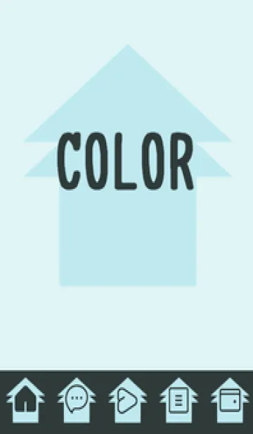 [LINE着せ替え] green color T79の画像1