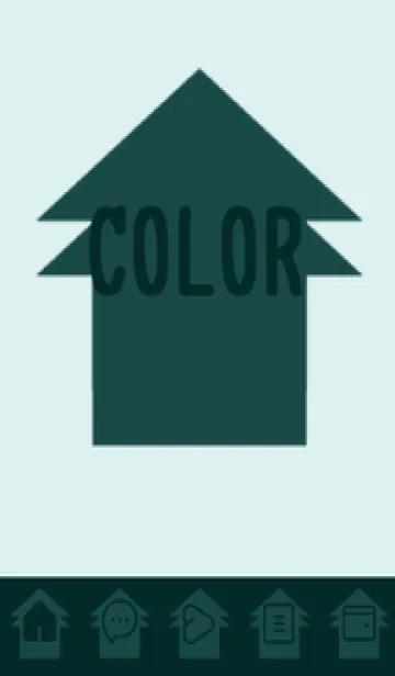 [LINE着せ替え] green color T80の画像1